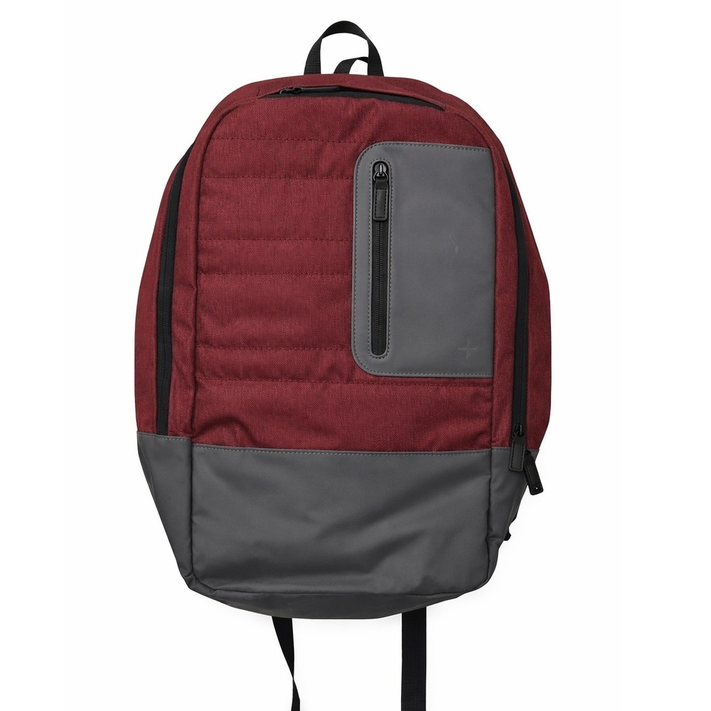 Tavik Daley TripleFin Travel Backpack One Size Raspberry Red Commuter Minimal